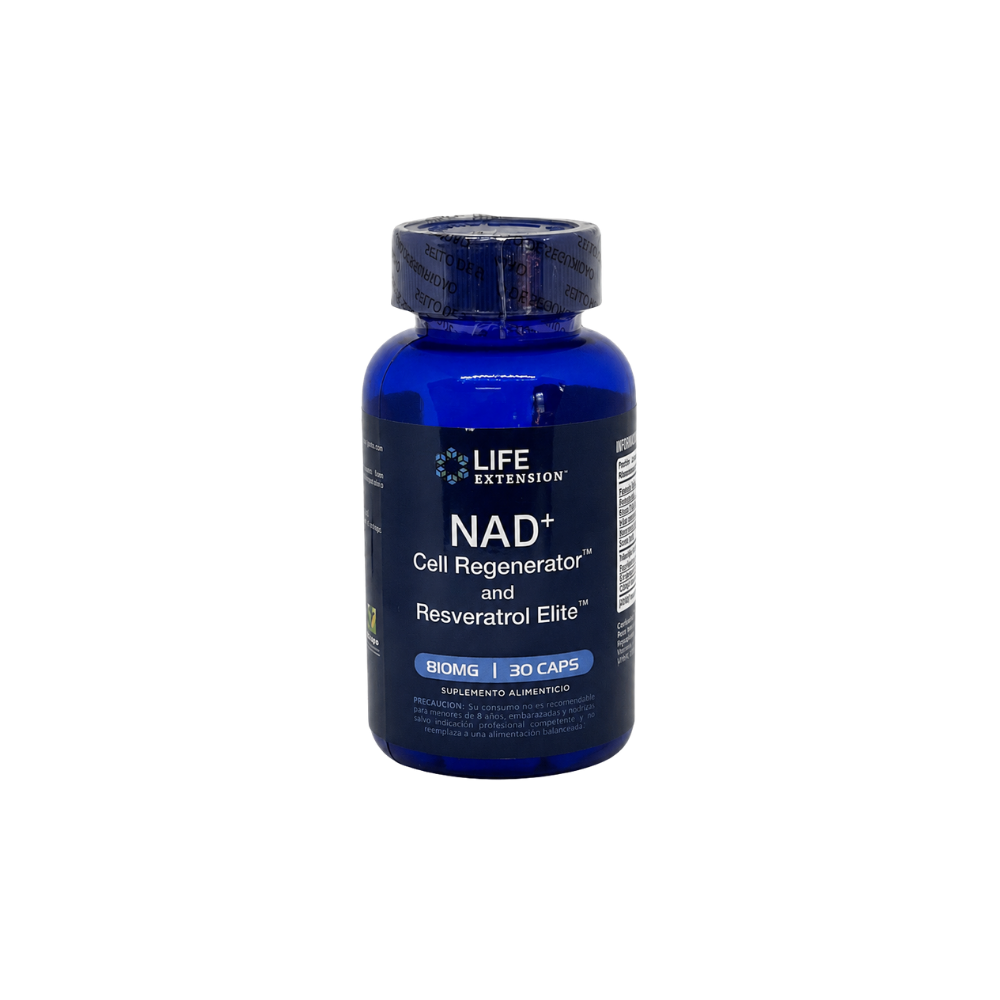 NAD+ Cell Regenerator + Resveratrol Elite – 30 Cápsulas