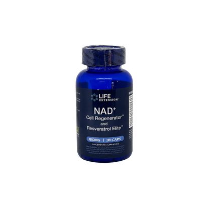 NAD+ Cell Regenerator + Resveratrol Elite – 30 Cápsulas