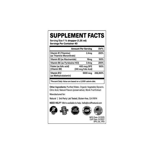 Vitamina B12 Complex Líquida