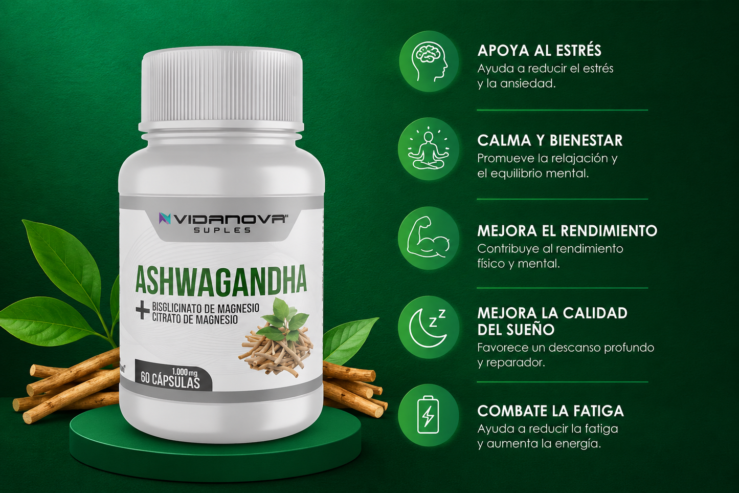 ashwagandha + magnesio